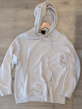 H&M Light Beige Men's Pullover Hoodie
